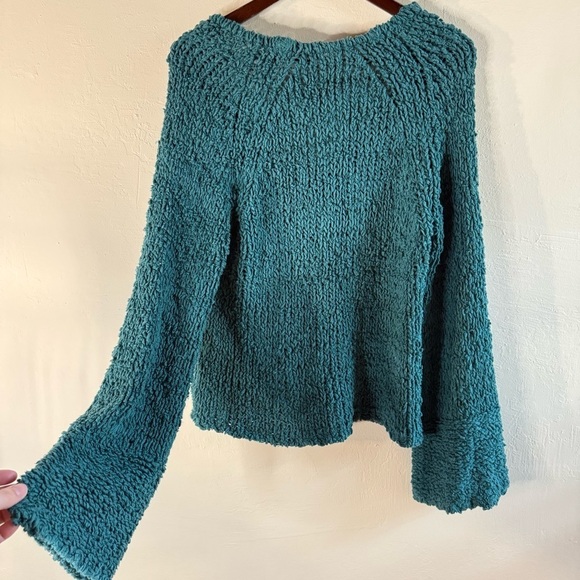 Free People Sand Dunes Pullover Sweater Green Size Large - Picture 7 of 10